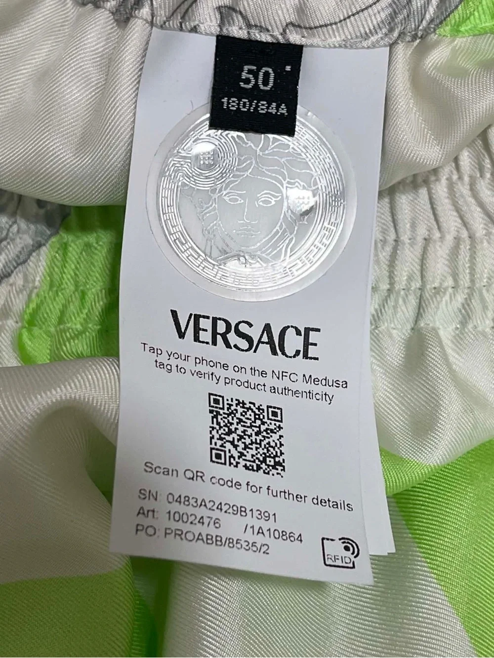 Versace Silk Shorts